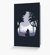 Kylo Ren - Minimal Greeting Card