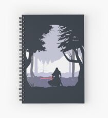Kylo Ren - Minimal Spiral Notebook