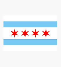 Chicago Flag Photographic Print