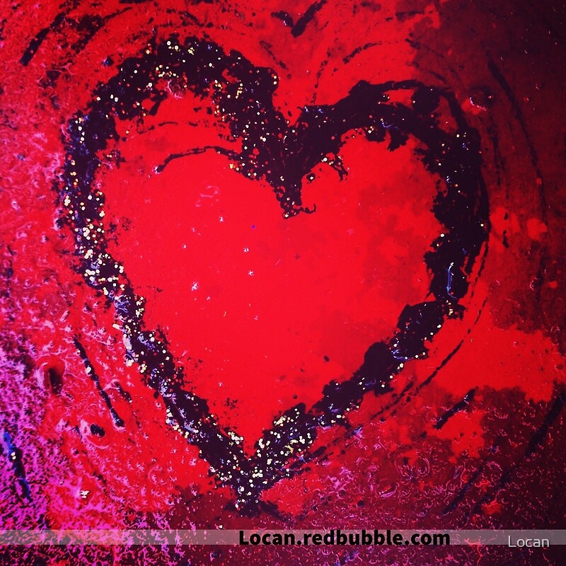 &quot;HEART ART 3&quot; by Locan | Redbubble