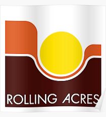 Rolling Acres Mall Vintage 70er Jahre Poster
