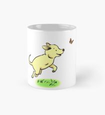 Tripod Dog, Three Legged Dog Playing Classic Mug