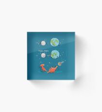 Think fast! Acrylic Block