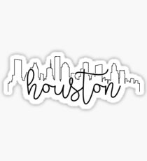Stadtumriss - Houston Sticker