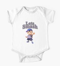 Ness - Super Smash Bros One Piece - Short Sleeve