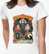 Sanderson Sisters -Tour Poster Women's Fitted T-Shirt