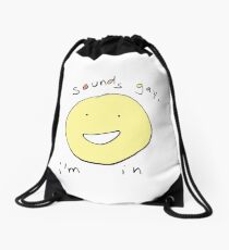 Optimistic! Drawstring Bag