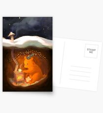 Snowy Rooftops Postcards