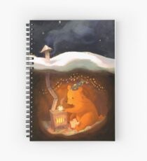 Snowy Rooftops Spiral Notebook