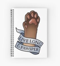 Live Long and Pawsper Spiral Notebook