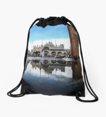 St Marco Square Drawstring Bag