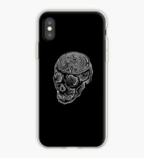 Maze Mind black iPhone Case