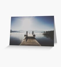 The Boat Ramp, Lake Wallace, Wallerawang Greeting Card