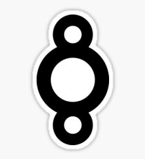 8 (circle) Sticker