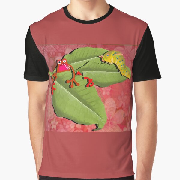 RED FROG - RedFrog with Caterpillar 2 Graphic T-Shirt