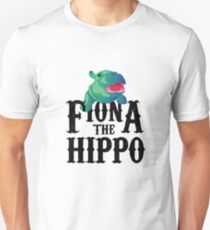 Team Fiona Die Flusspferdliebe Hippopotamuss Slim Fit T-Shirt