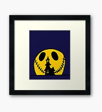 moon with castle Framed Print