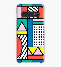 Memphis Color Block Case/Skin for Samsung Galaxy