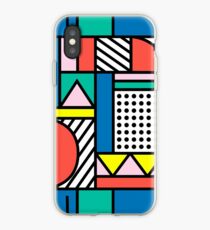 Memphis-Farbblock iPhone-Hülle & Cover