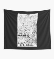 The Star Tarot Card - Major Arcana - fortune telling - occult Wall Tapestry