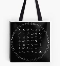 Stargate alphabet Tote Bag