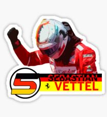 Sebastian Vettel #2017 Sticker