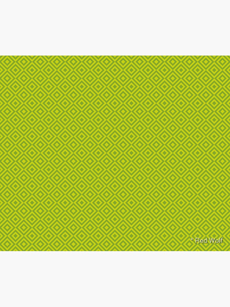 Geometric Pattern: Diamond Strobe: Lime by redwolfoz