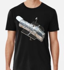 Astronomie, Hubble, Weltraum, Teleskop, im Orbit, Kosmos, kosmisch, Universum Männer Premium T-Shirts