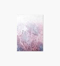 Sea Dream Marble - Rose and White Art Board