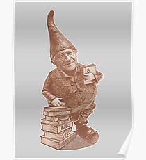 GNOME CHOMSKY- Linguistic Genius and gardener Poster