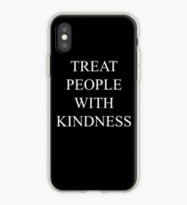 MENSCHEN MIT FREUNDLICHKEIT BEHANDELN iPhone-Hülle & Cover