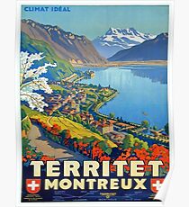 Vintage poster - Territet Montreaux Poster