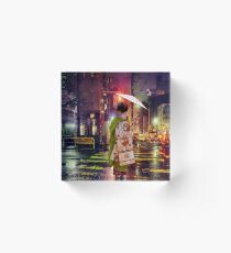 Geisha in Modern Japan Acrylic Block