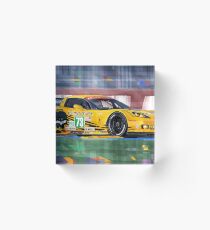 Chevrolet Corvette C6R GTE Pro Le Mans 24 2012 Acrylic Block