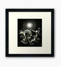 Luna Teaparty Framed Print