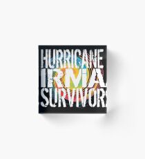 Hurricane Irma Survivor Acrylic Block