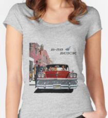 1958 Buick Fitted Scoop T-Shirt