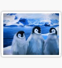 Trio of Penguins Sticker