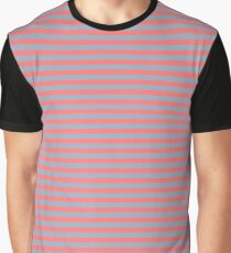 Stripes - Pink (F5) Graphic T-Shirt