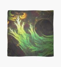 A Seaweed's DeepDream of Faded Fractal Fall Colors Scarf