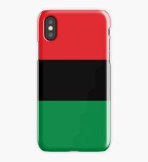 Pan African Flag T-Shirt - UNIA Flag Sticker - Afro American Flag iPhone Case/Skin