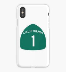California Highway 1 T-Shirt - State Route One Road Sign Sticker PCH iPhone Case/Skin