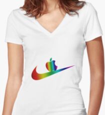 mela Women's Fitted V-Neck T-Shirt