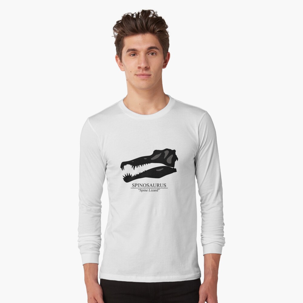 Spinosaurus Skull Long Sleeve T-Shirt