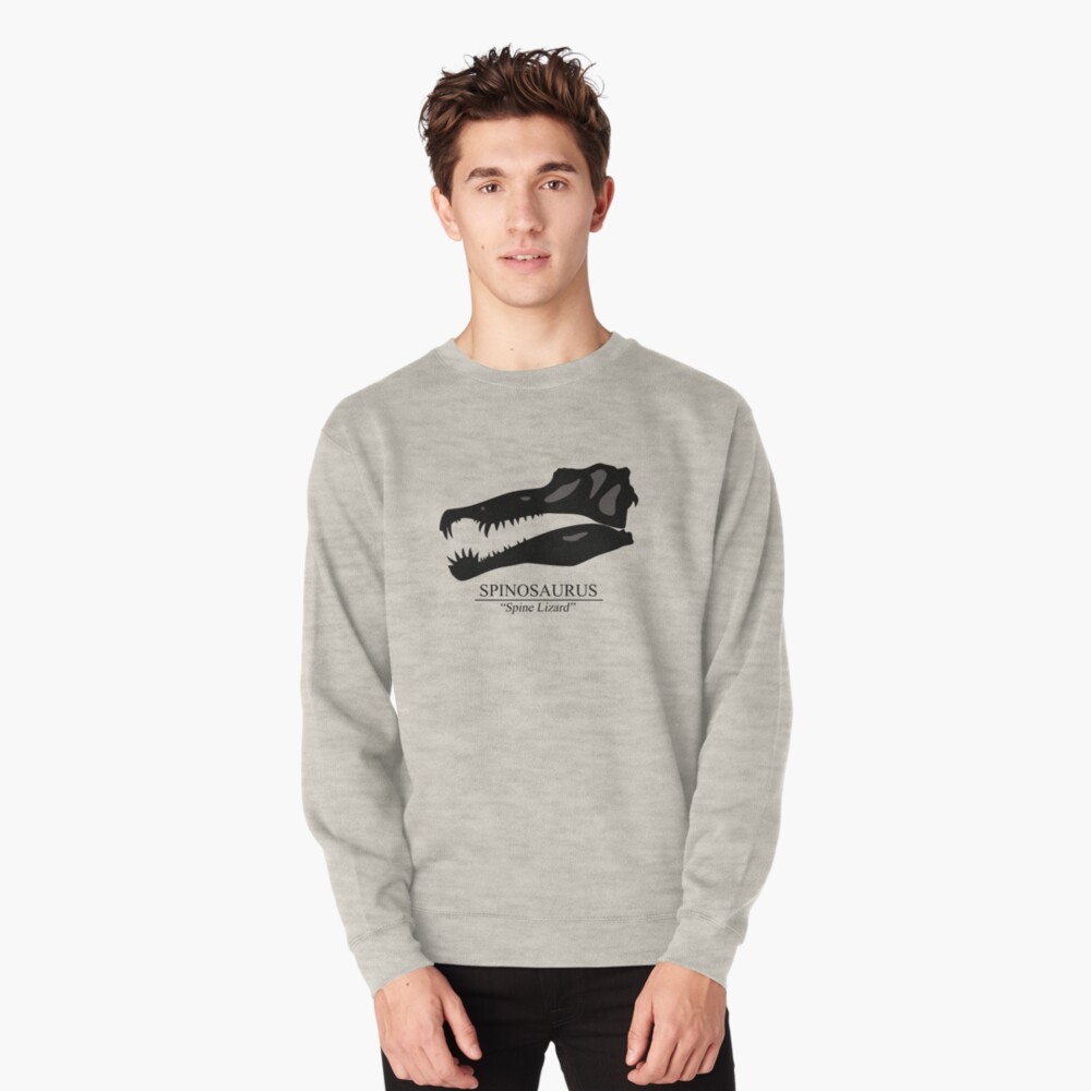 Spinosaurus Skull Pullover Sweatshirt
