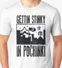Gettin' Stinky in Pochinki (Black Print) Unisex T-Shirt