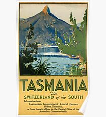 Vintage poster -Tasmania Poster