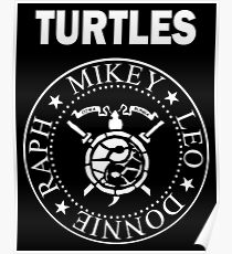 Ninja Turtles punk Poster