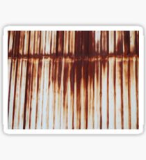 Rusted Corrugated Iron Sticker