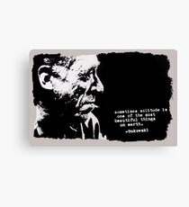 Charles BUKOWSKI - solitude QUOTE Canvas Print